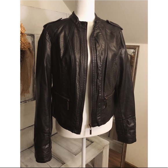 a.n.a Jackets & Blazers - a.n.a. Leather Jacket